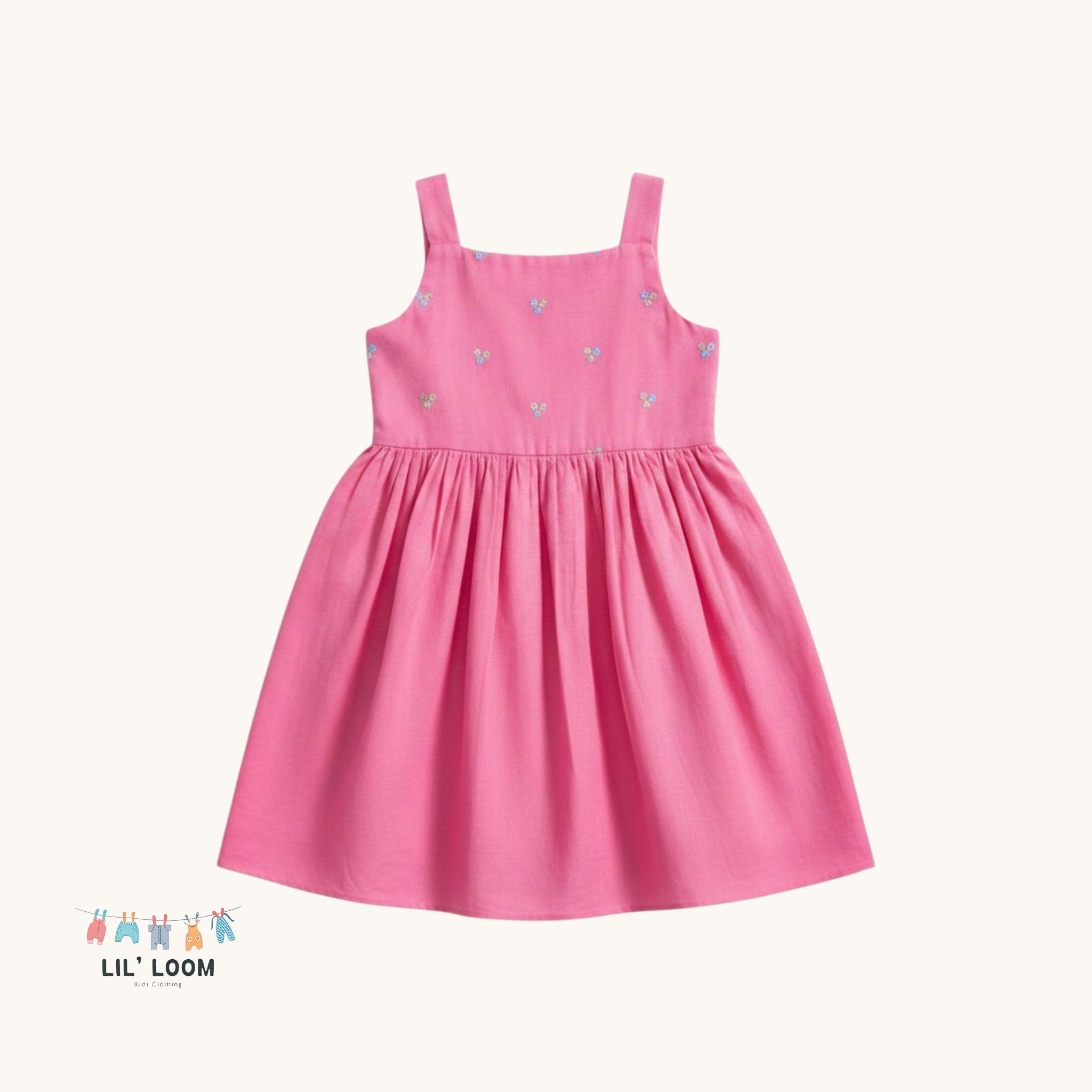 Bubblegum Floral Dress