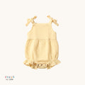 Twisted Bubble Romper - Organic Muslin