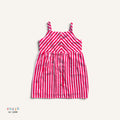 Red Pin Striped Dress