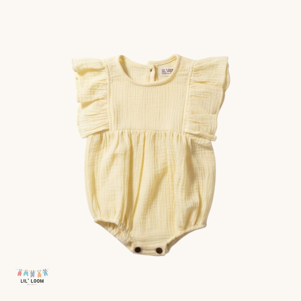 Flared Everyday Organic Muslin Onesie