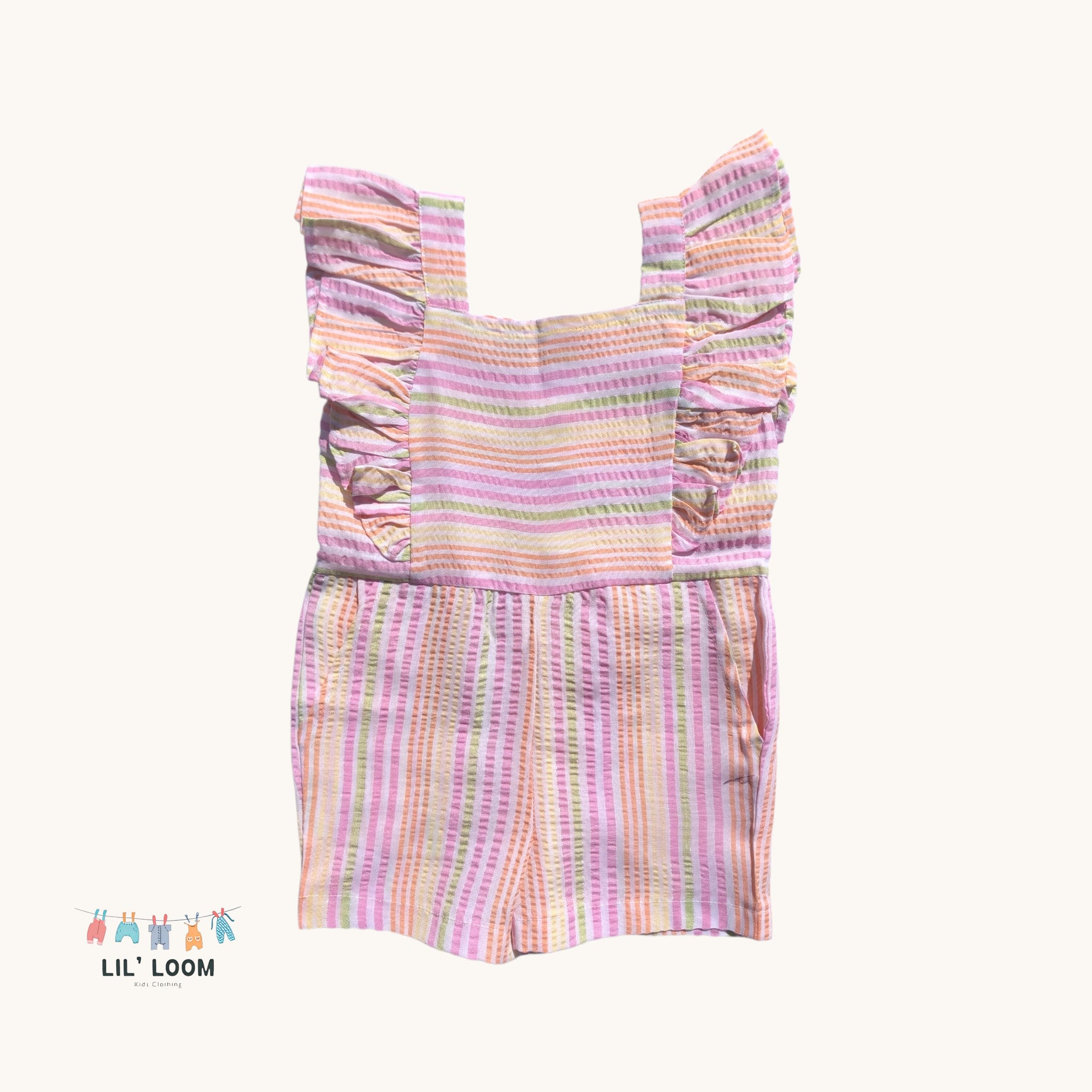 Summer Pop Romper with Pockets