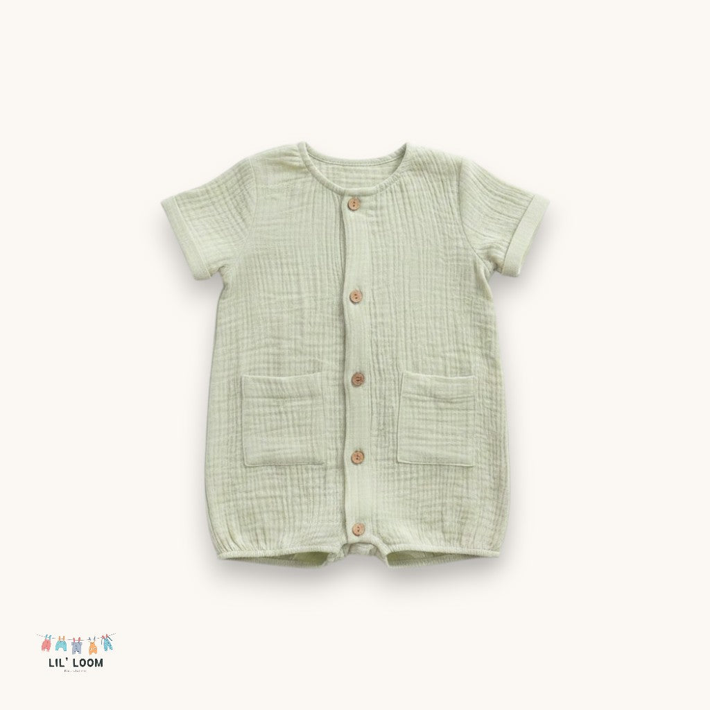 The Traveler Baby Muslin Romper