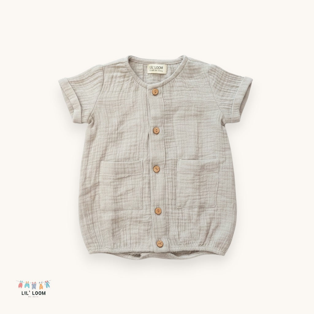The Traveler Baby Muslin Romper