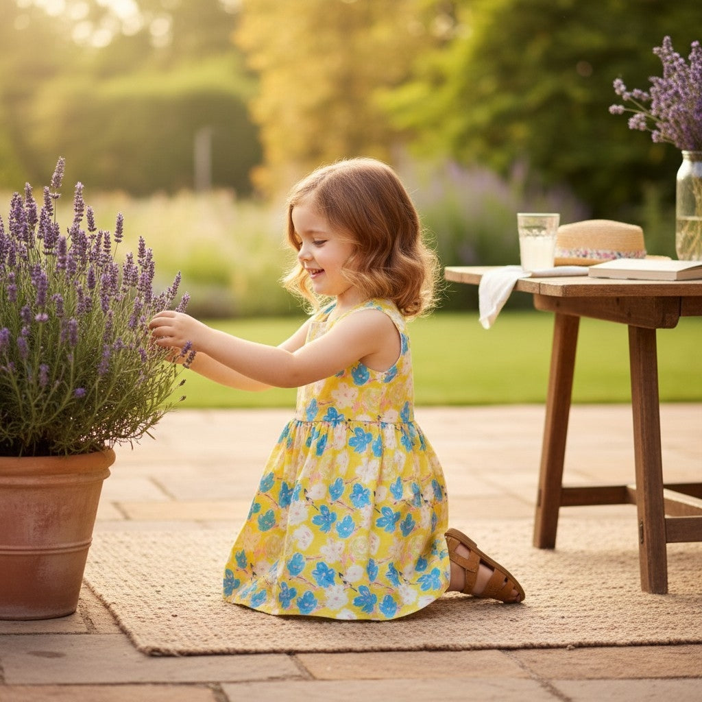 Yellow Flower Dress