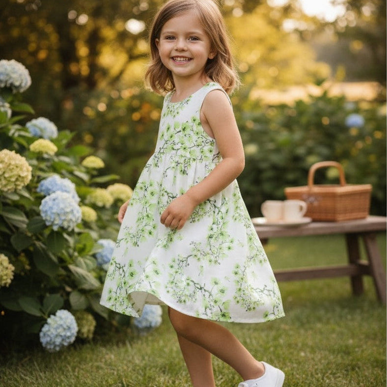 Woodland Bloom Cotton Dress