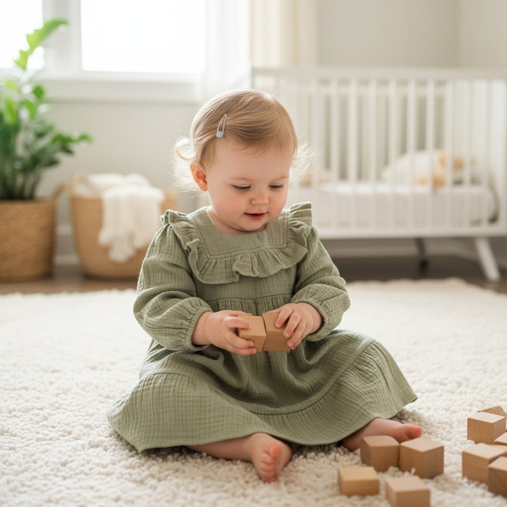 Wanderer Flare Muslin Dress
