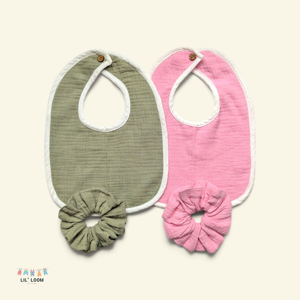 Heirloom Bib - Organic Muslin Cotton