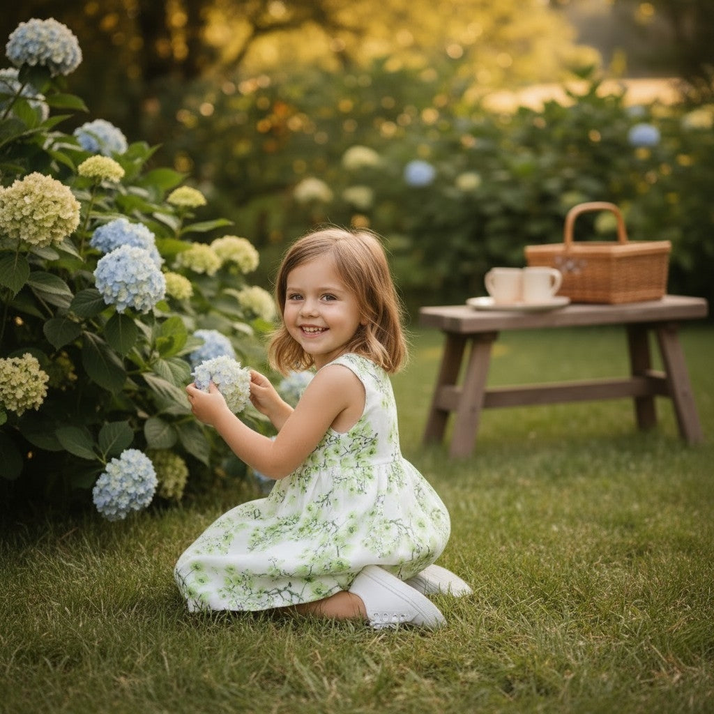 Woodland Bloom Cotton Dress