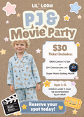 Cozy PJ & Movie Night at Lil Loom Kids