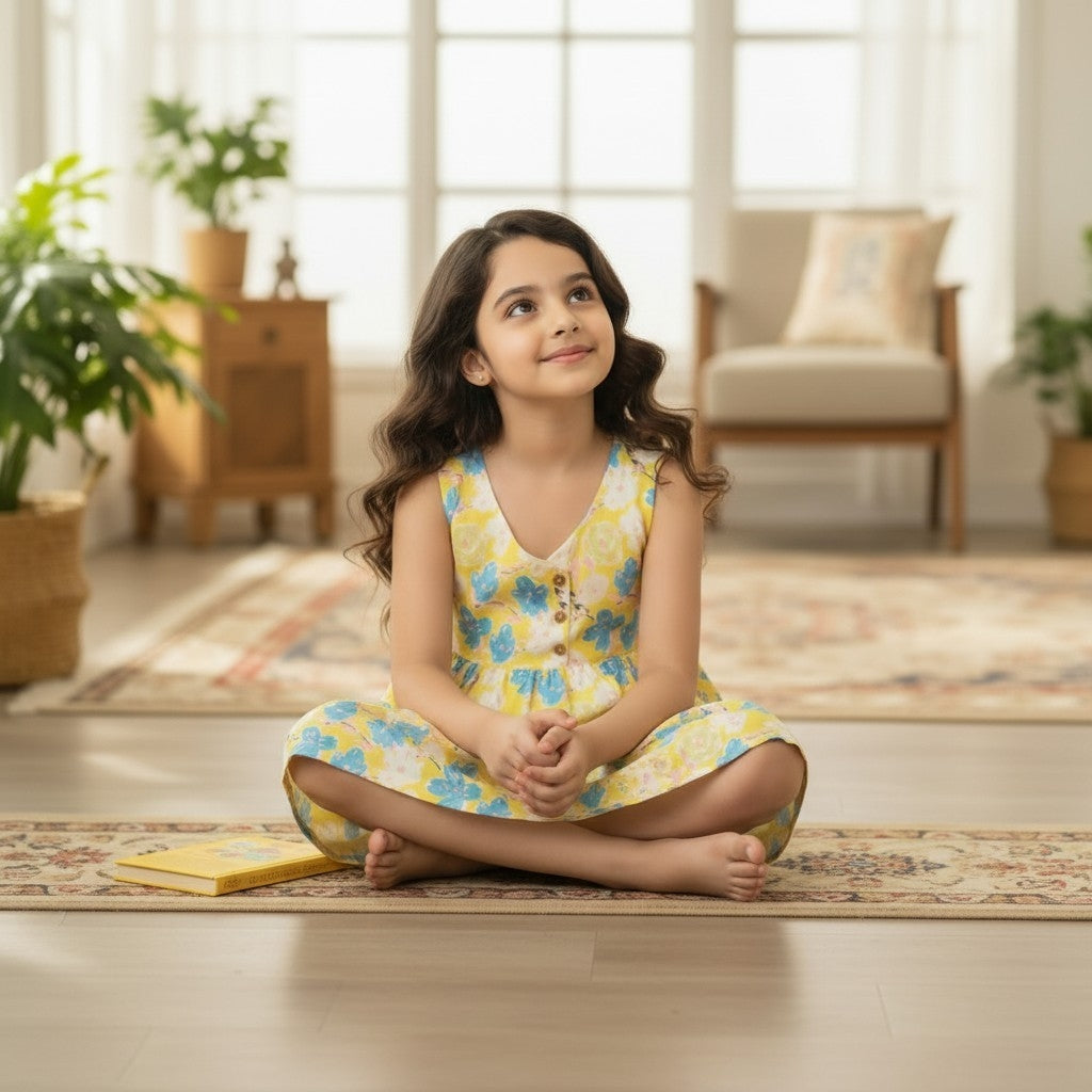 Yellow Flower Dress