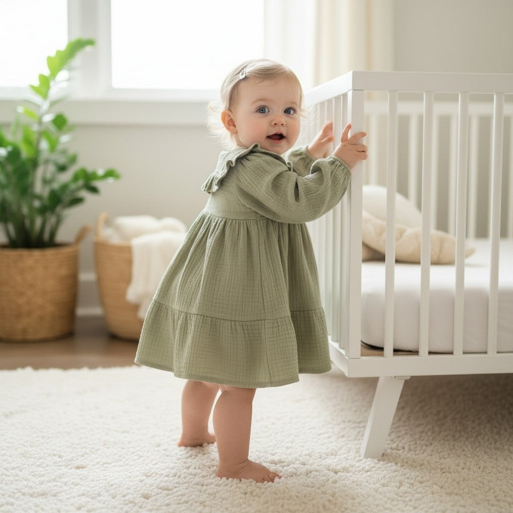 Wanderer Flare Muslin Dress